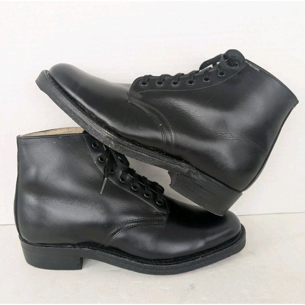 Vintage Canadian Military/Service Leather Boots Men's 7 Made in Canada Biltrite